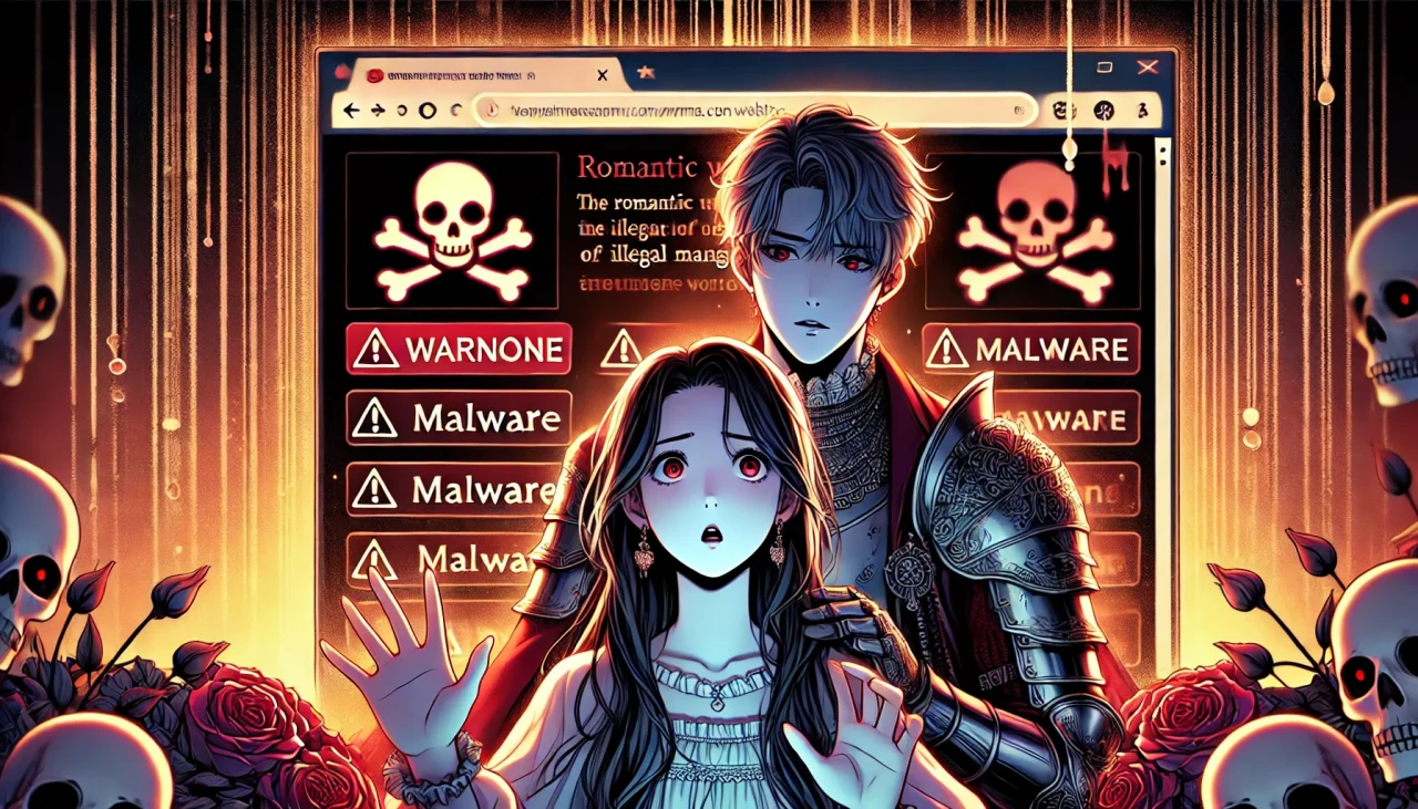 漫画rawなどの違法サイトのリスク
