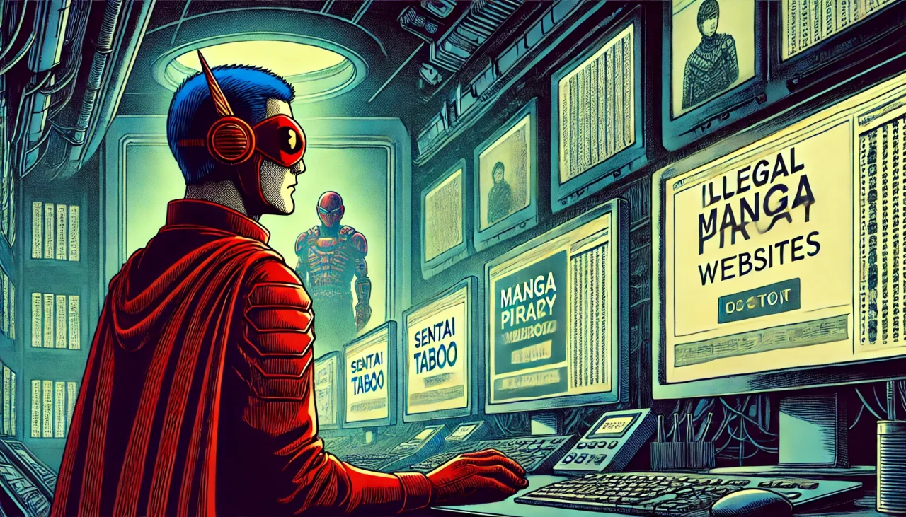 漫画村など無料 raw へのアクセスは違法