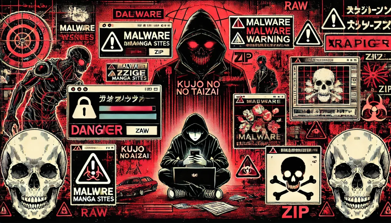 違法サイトのrawやzipは危険