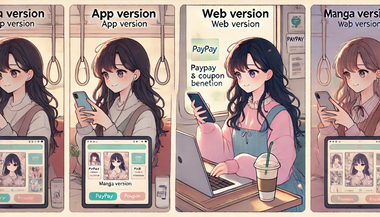 アプリ版とWEB版のメリット
