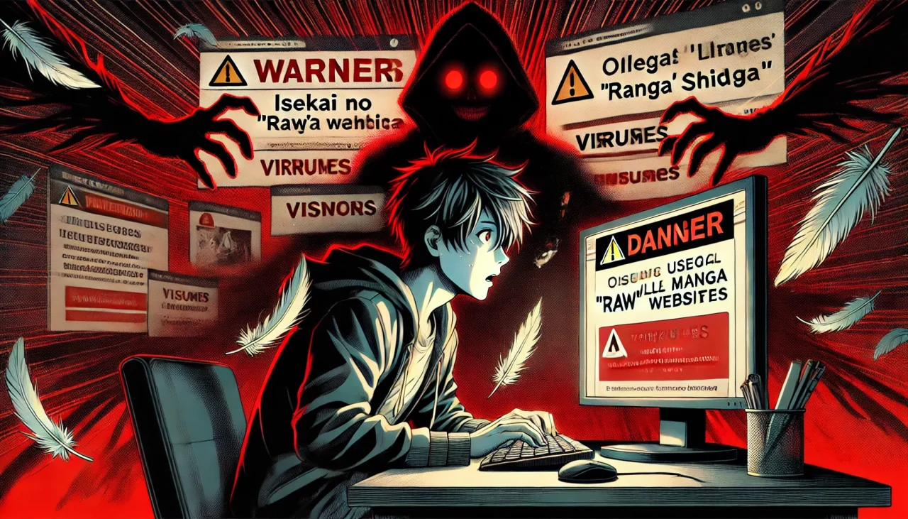 無料で読めるRAWサイト利用の危険性