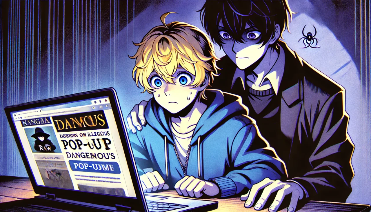 違法サイトやrawで読む危険性について