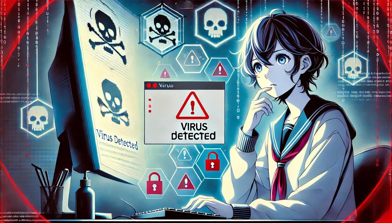 rawやzipなど違法サイトの危険性